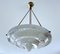 Art Deco Pendant Light in Glass, 1930s, Image 7