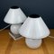 Lampes de Bureau Murano Blanches, 1970s, Set de 2 12