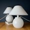 White Murano Table Lamps, 1970s, Set of 2, Image 6