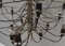 Lámpara de araña de latón de Gino Sarfatti para Arteluce, años 50, Imagen 9