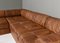Vintage Swiss DS-88 Sectional Sofa in Cognac Brown Tan Leather from de Sede, 1970s, Set of 26 10