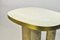 Side Table in White Rock Crystal and Brass by François-Xavier Turrou for Ginger Brown, Image 4