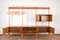 Mid-Century Teak Wall Unit by Kjell Riise for Rival Brodrene Jatogs, 1960s, Set of 3 2