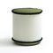 Graphic Bauhaus Trilogy Il Pouf in Green White by Lo Decor, Image 1