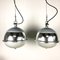 Industrial Spherical Mirror Lights Sp400x° from Hellux HLX Germany, 1960s, Set of 2 9