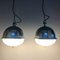 Industrial Spherical Mirror Lights Sp400x° from Hellux HLX Germany, 1960s, Set of 2 18