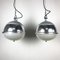 Industrial Spherical Mirror Lights Sp400x° from Hellux HLX Germany, 1960s, Set of 2 1