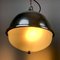 Industrial Spherical Mirror Lights Sp400x° from Hellux HLX Germany, 1960s, Set of 2 5