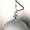 Industrial Spherical Mirror Lights Sp400x° from Hellux HLX Germany, 1960s, Set of 2 13