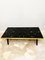 Coffee Table in Wood and Black Majolica, 1970s 7