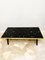 Coffee Table in Wood and Black Majolica, 1970s, Image 7