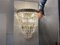 Large Brass Crystal Sconces, 1980s, Set of 2 2