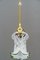 Art Deco Pendant in Opaline Glass, 1920s 7