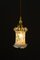 Lampe à Suspension Art Déco en Verre Opalin, 1920s 14
