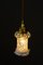 Lampe à Suspension Art Déco en Verre Opalin, 1920s 15
