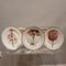 Gien Porcelain Plates by Pierre Frey, Set of 6 12