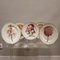 Gien Porcelain Plates by Pierre Frey, Set of 6 5