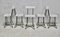 Modernistische Beistellstühle aus Holz & Stahl, 1950er, 5 . Set 15