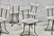 Modernist Side Chairs in Wood and Steel, 1950s, Set of 5, Image 12