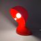 Rote Dalù Tischlampe von Vico Magistretti für Artemide, 1960er 9