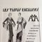 Stampa pubblicitaria Art Deco, Francia, anni '20, Les Tissus Exclusifs, anni '20, Immagine 4