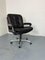 Mid-Century Italian Modernist Leather and Steel Adjustable Desk Chair, 1950s, Image 9