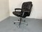 Mid-Century Italian Modernist Leather and Steel Adjustable Desk Chair, 1950s 17