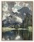 Georg Grauvogl, View of Lake Limides and Tofane (Dolomites), 1920s, Oil on Canvas 1