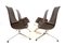 FK6725 Leather Chairs by Preben Fabricius & Jørgen Kastholm for Kill International, 1960s, Set of 4 3
