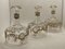 Early 20th Century Saint Louis Crystal Talma Model Liqueur Service with Fine Gold, Set of 9, Image 6