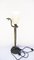 Lámpara de mesa o de pie Snake Art Déco de bronce al estilo de Edgar Brandt para Daum, Imagen 1