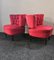 Vintage Red Velvet Lounge Chairs by Otto Schulz for Jio Möbler, 1940s, Set of 2, Image 6