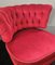 Vintage Red Velvet Lounge Chairs by Otto Schulz for Jio Möbler, 1940s, Set of 2, Image 9