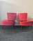 Vintage Red Velvet Lounge Chairs by Otto Schulz for Jio Möbler, 1940s, Set of 2 4