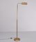 German Brass Library Floor Lamp from Sölken Leuchten, 1970s 4