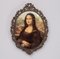 Italienische Mona Lisa mit Hintergrundbeleuchtung, 1970er 1