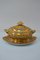 Hand Painted Porcelain Gravy Boat with Gold Powder Vista Alegre, Image 1