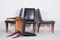 Vintage Art Deco Chairs by Jindřich Halabala for Up Závody, 1930s, Set of 4, Image 3