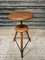 Vintage Swivel Stool in Beech, 1920s 1