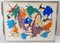 Composición abstracta, Gouache sobre papel, años 80, Imagen 1
