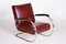 Bauhaus Armchairs in Chrome and Leather, 1930s, Set of 2, Image 12