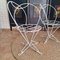 Vintage Heart-Shaped Backrest Garden Chairs in Iron, 1970s, Set of 2 16