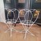 Vintage Heart-Shaped Backrest Garden Chairs in Iron, 1970s, Set of 2 8