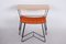 Mid-Century Table with Stool in Beech and Steel, 1950s, Set of 2, Image 7