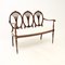 Antique Edwardian Settee Bench, 1900 1