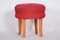 Mid-Century Stool in Beech, 1950s 1