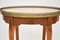 Vintage French Inlaid Marble Top Side Table, 1930s, Image 6