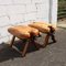 Moroccan Handcrafted Camel Stools, 1980s, Set of 2 5