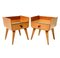 Mid-Century Modern Birch Nightstands by Cor Alons for Gouda Den Boer, 1940s, Set of 2 1