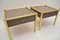 Vintage Brass and Glass Side Tables, 1970, Set of 2, Image 7